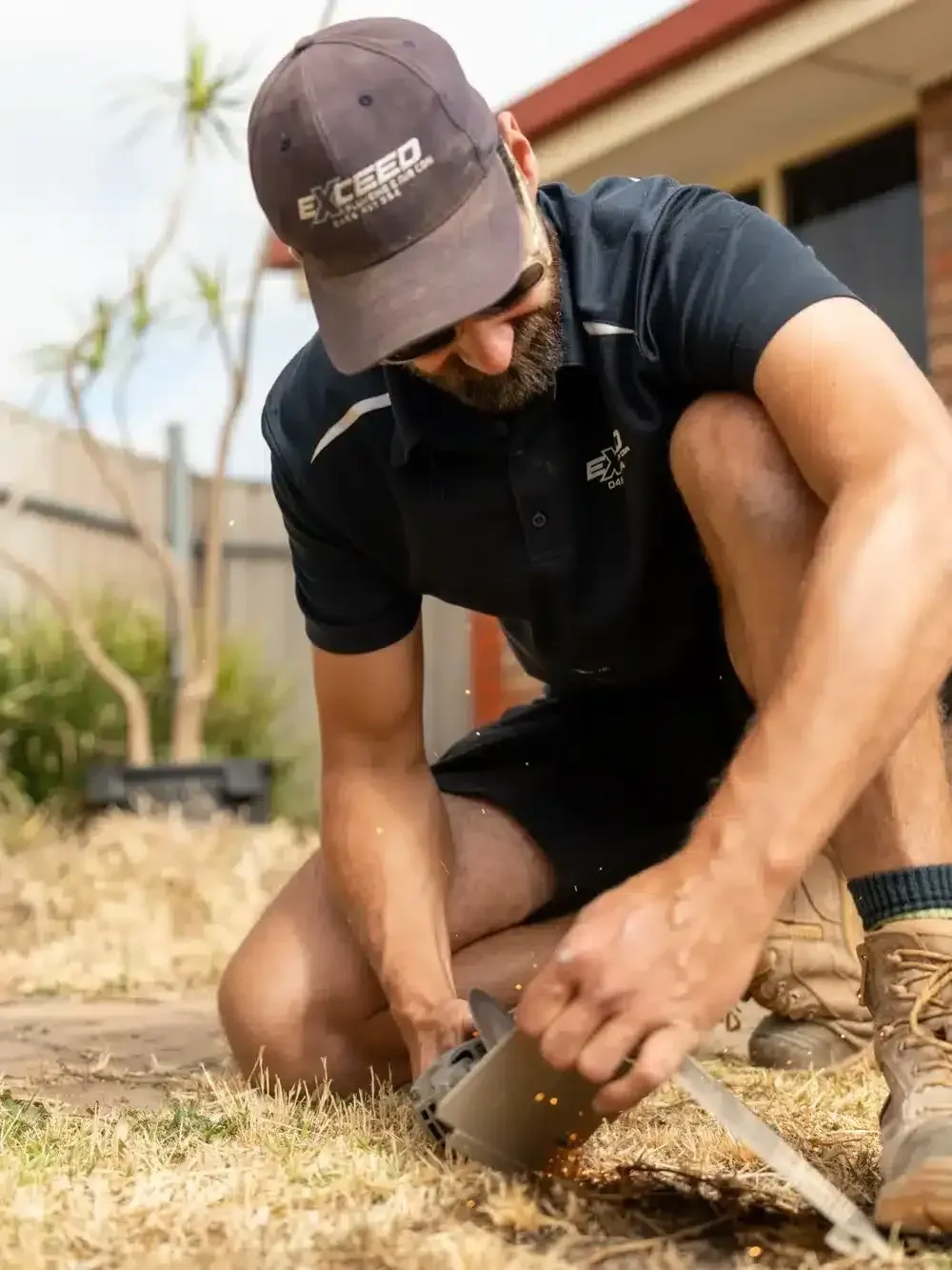 A Salisbury East plumber at work on a job